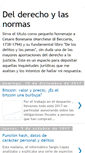 Mobile Screenshot of derechoynormas.com