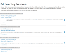Tablet Screenshot of derechoynormas.com